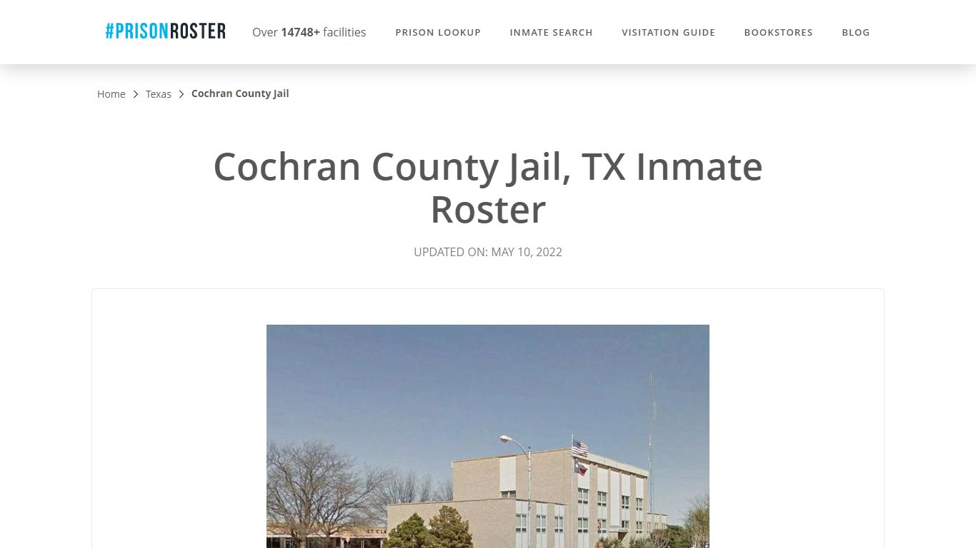 Cochran County Jail, TX Inmate Roster